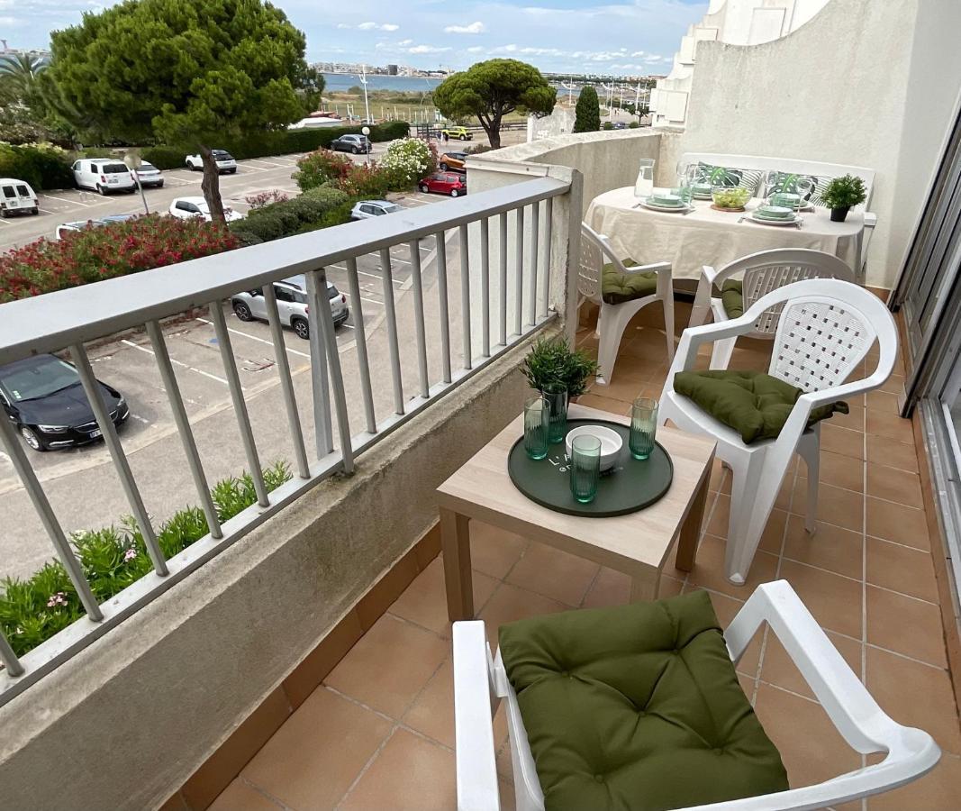 Studio Le Vue Mer Acces Direct A La Plage Parking Prive Clim Belle Terrasse Le Grau-du-Roi Dış mekan fotoğraf