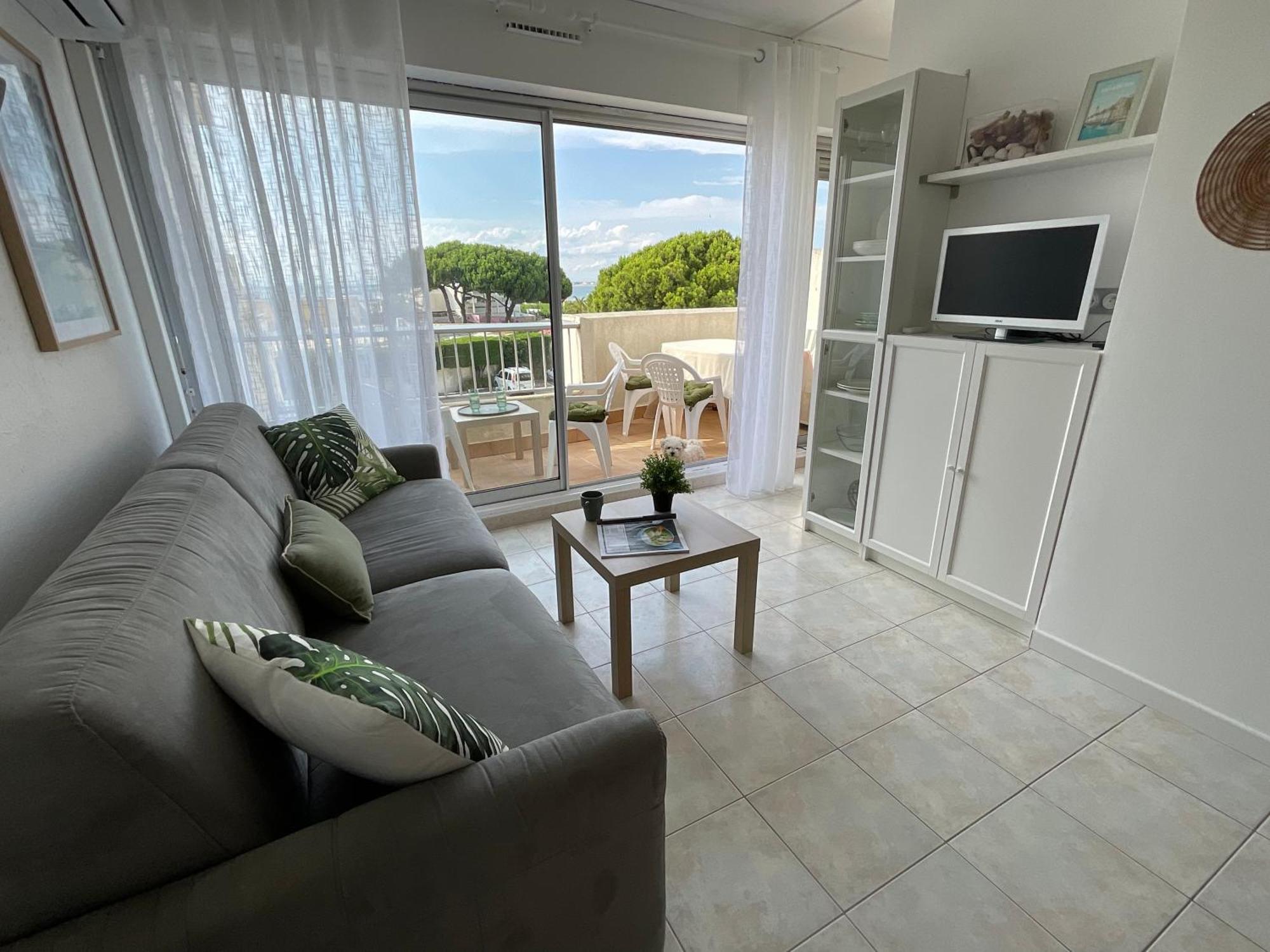 Studio Le Vue Mer Acces Direct A La Plage Parking Prive Clim Belle Terrasse Le Grau-du-Roi Dış mekan fotoğraf
